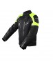 Giacca da Moto Top Double J Donna Nero Grigio e Giallo