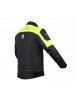 Giacca da Moto Top Double J Donna Nero Grigio e Giallo