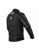 Giacca da Moto Top Double J Donna Nero Grigio e Giallo