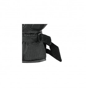 Guanto Moto Orly in Pelle e Softshell Giallo e Nero