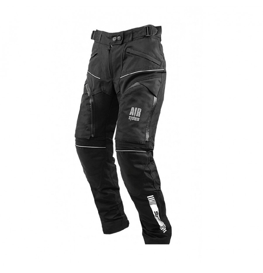 Pantalone da Moto Uomo Top Double J Nero e Grigio