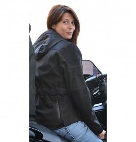 Giacca Moto con cerniere Impermeabili Diva