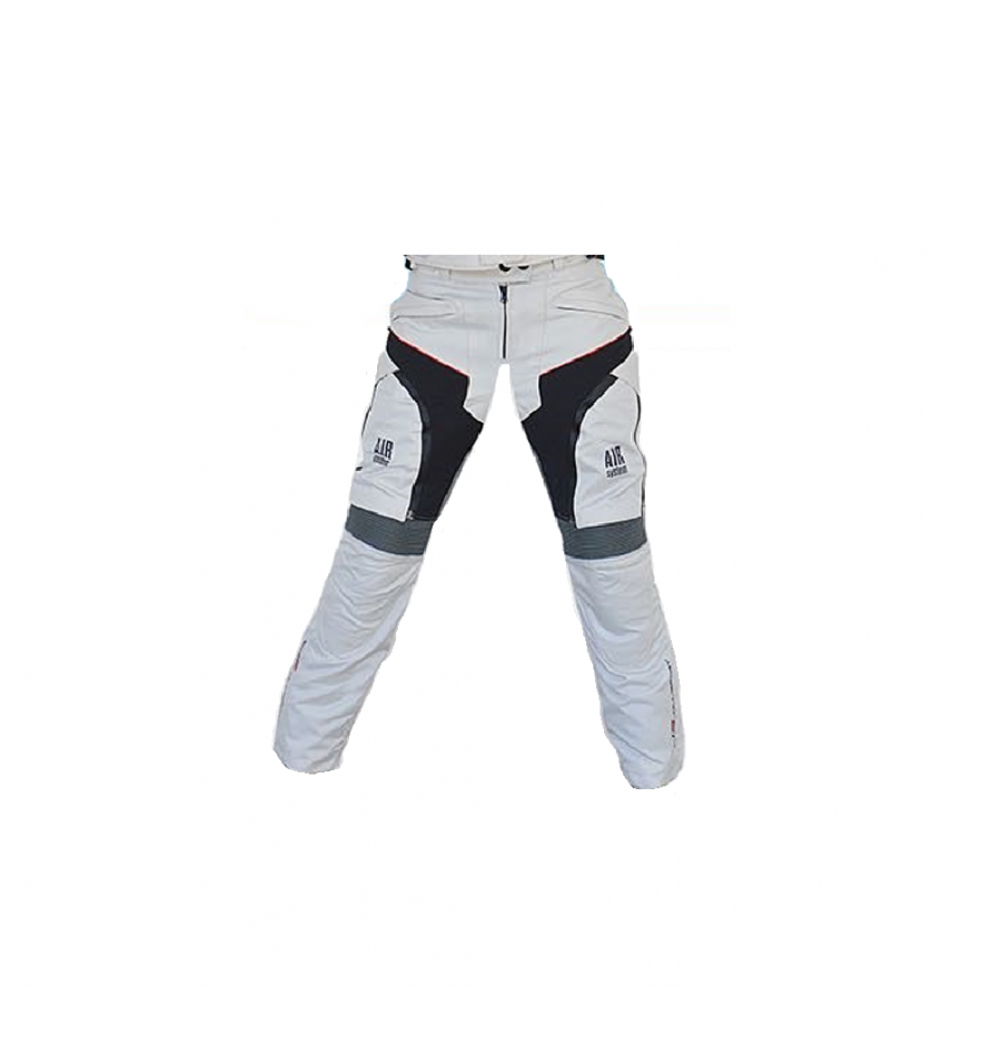 Pantaloni da Moto Double J 3 strati in tessuto Grigio o Nero