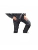 Pantaloni da Moto Double J 3 strati in tessuto Grigio o Nero