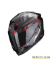 Casco integrale Scorpion EXO 1400 EVO AIR SHELL in fibra Nero Rosso