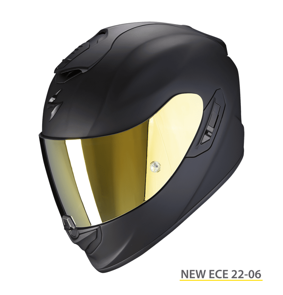 Casco integrale Scorpion EXO 1400 EVO 2 AIR SOLID in fibra Nero opaco